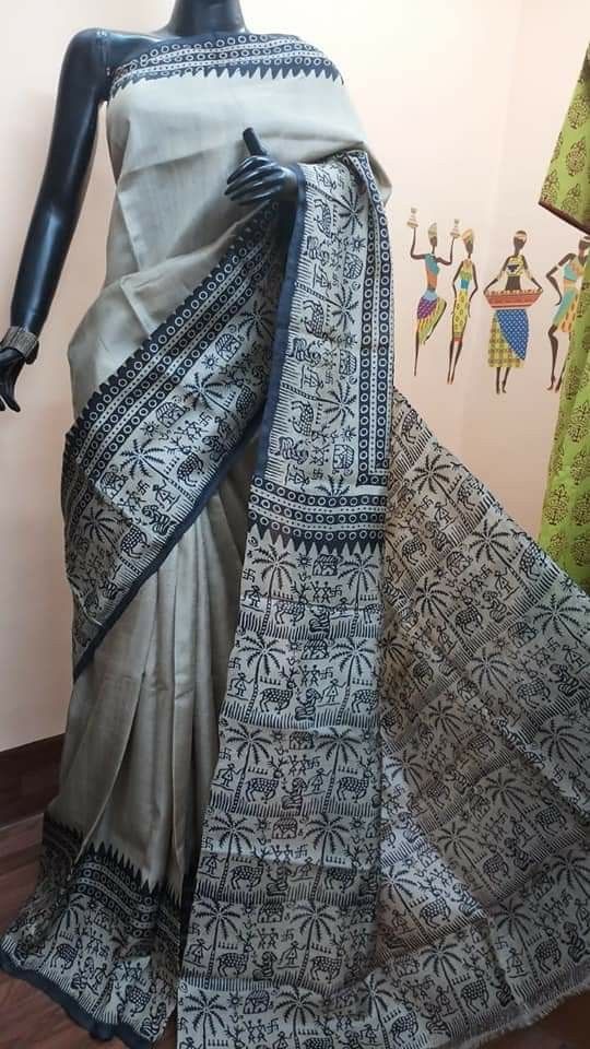 The Slate Narrative Pure Silk Saree